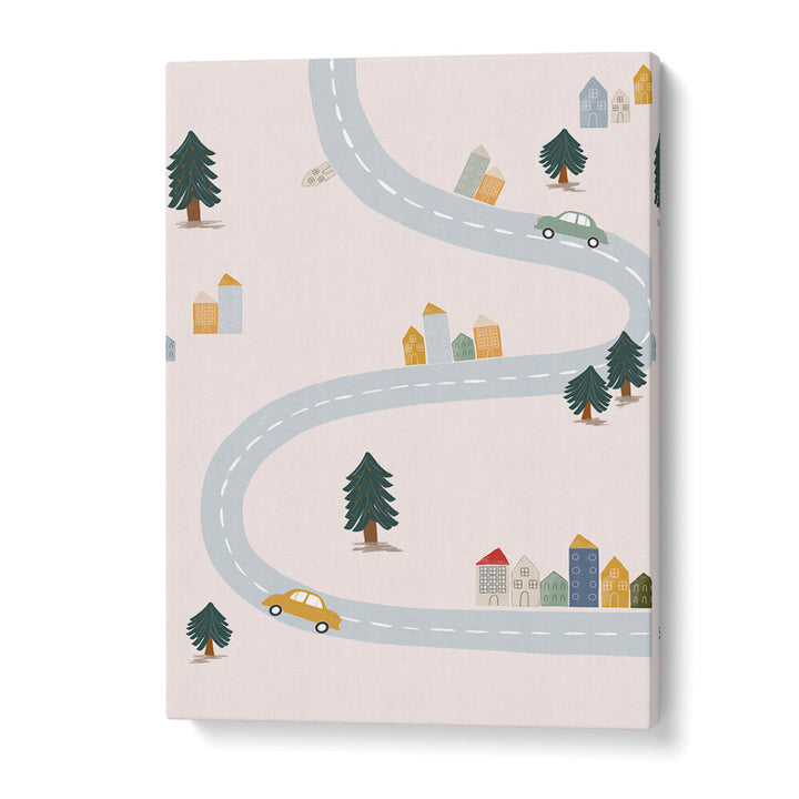 BLUE GREEN VILLAGE , KIDS ROOM PAINTINGS