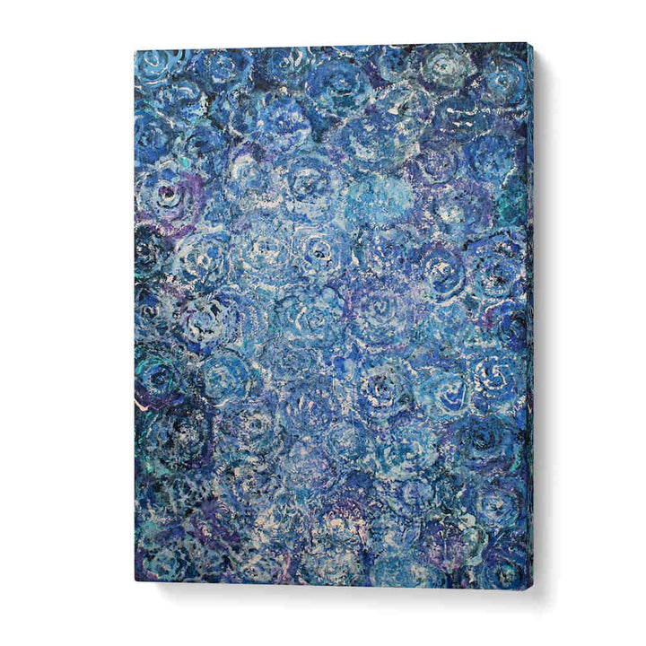 BLUE ROSES , FLORAL FLOWER PAINTINGS