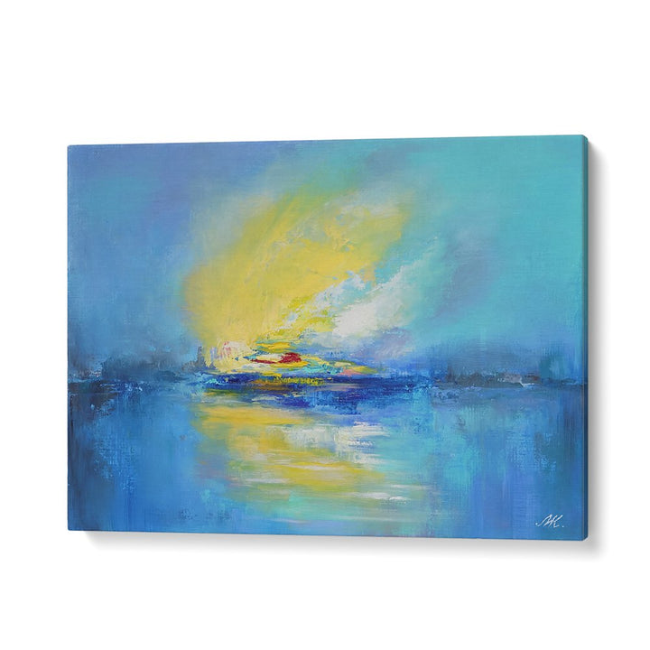 BLUE YELLOW HORIZON GLOW
