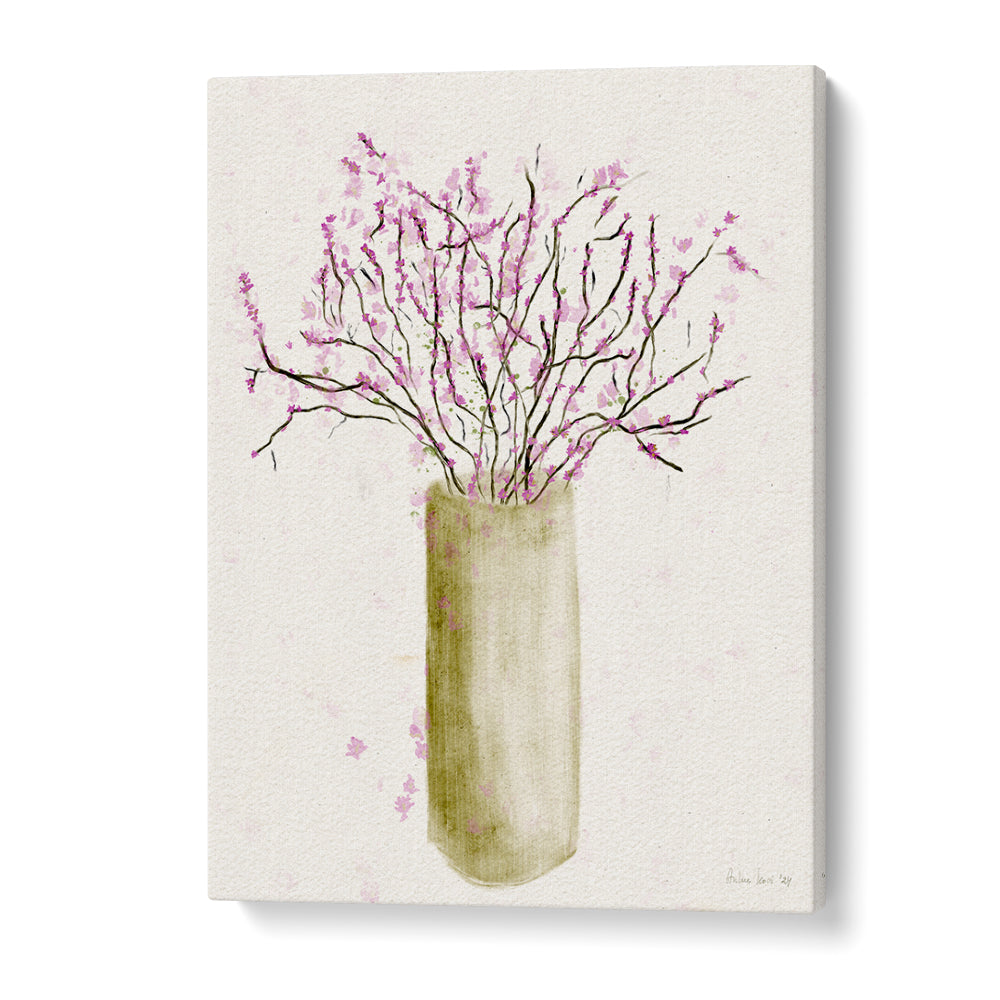 BLUSH PINK FLORAL VASE