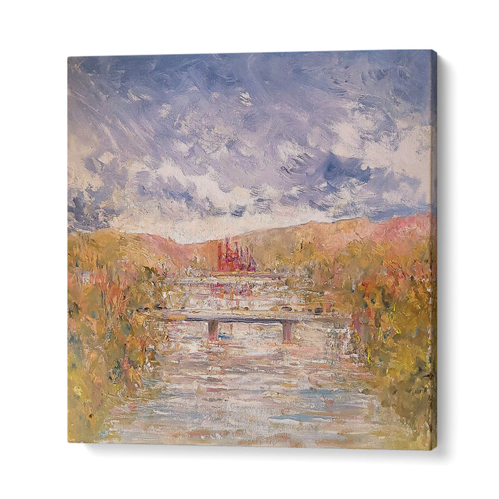 BRIDGE BENEATH THE AUTUMN HILLS