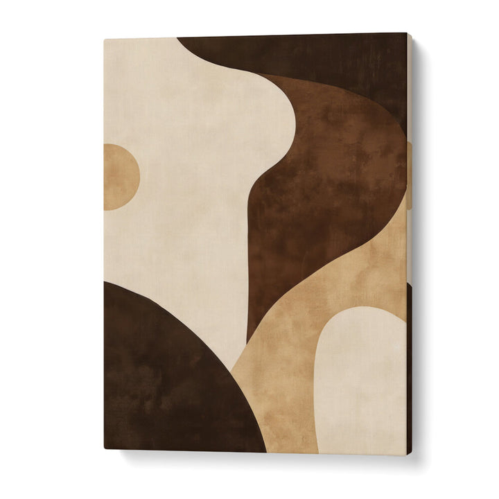 BROWN TONES GEOMETRIC II , BOHO ART PAINTINGS