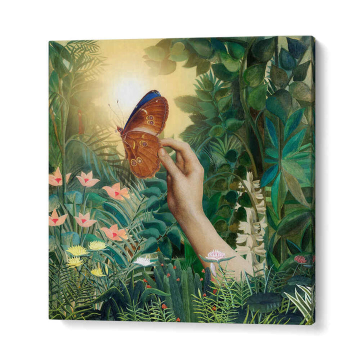 BUTTERFLY SUNRISE , ANIMAL PAINTINGS