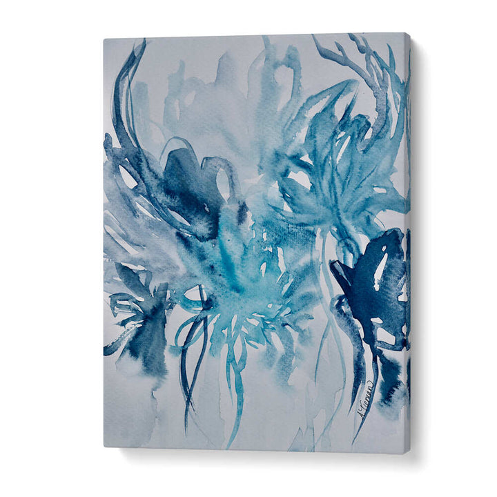 Transform your decor with CARELESS WHISPER, ABSTRACT PAINTINGS featuring captivating blue hues and artistic flair.