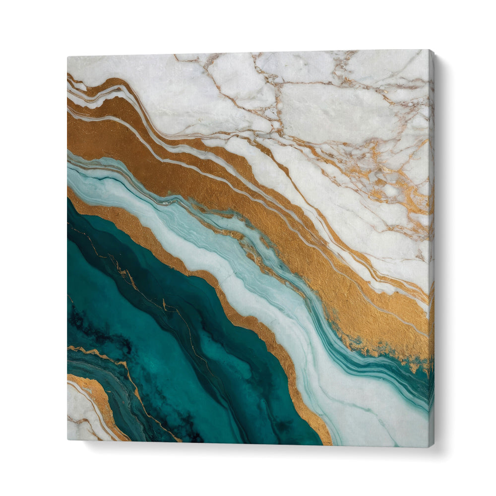 Elegant GOLDEN VEIN WAVES, ABSTRACT PAINTINGS showcase a stunning fusion of nature and modern decor. Perfect for any space.