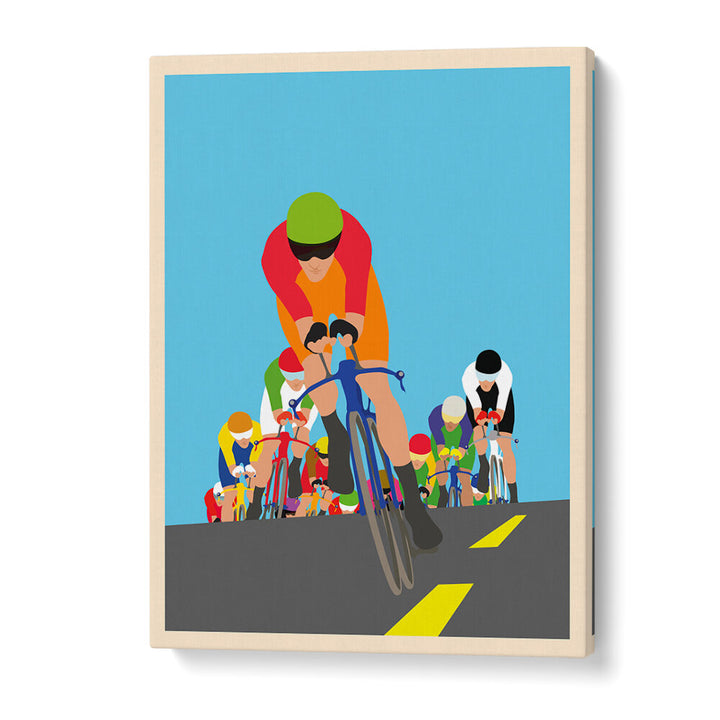 CHASING PACK ART PRINT , SPORTS POSTERS