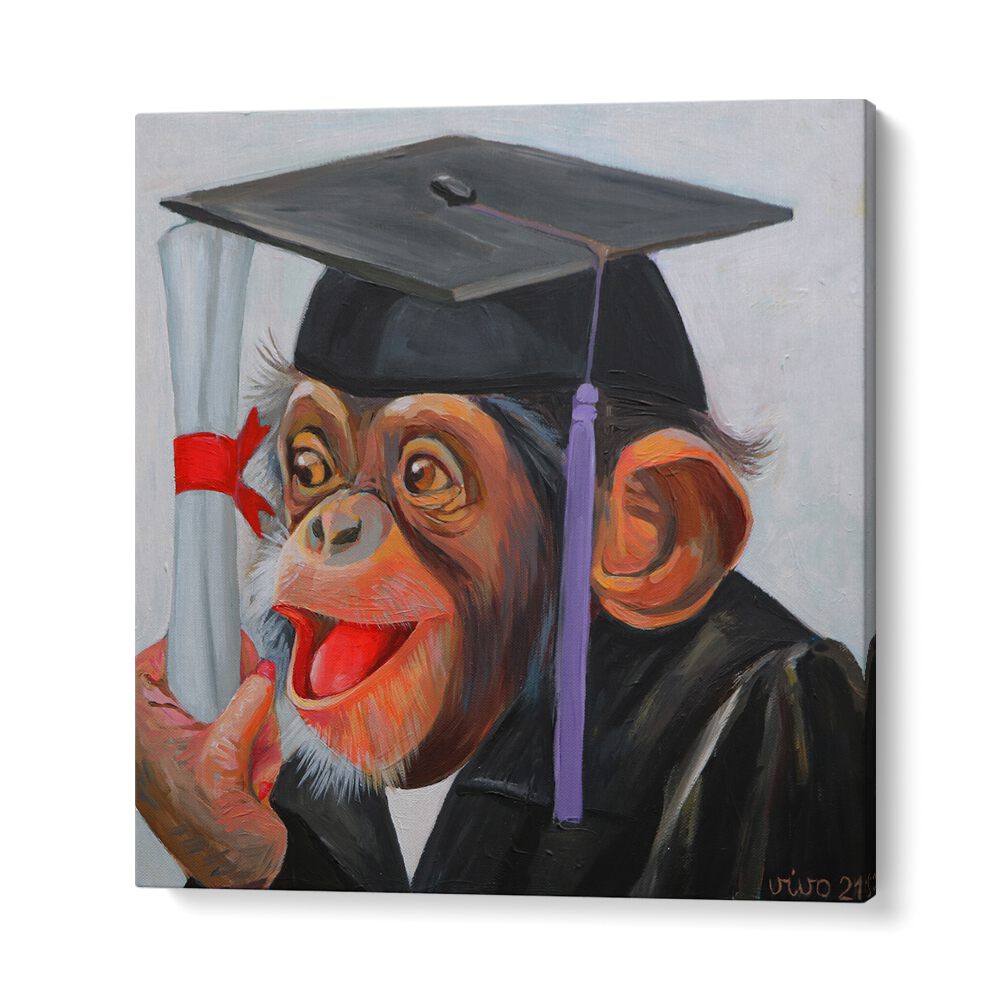 Celebrate CHIMP GRADUATION DAY with vibrant comic posters showcasing playful art perfect for any fan's collection.