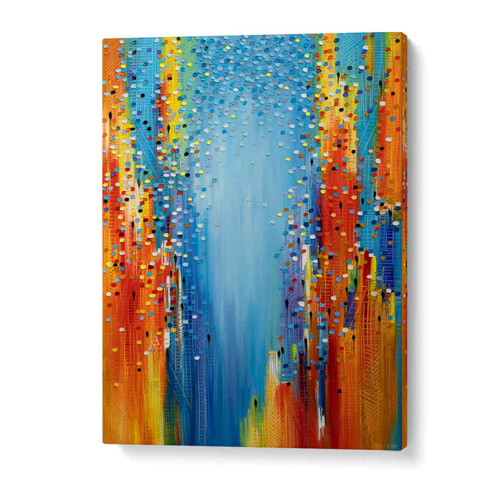 CITY IN MOTION , MODERN IMPRESSIONISM PAINTINGS