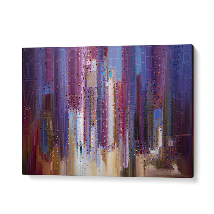 CITY ROMANCE , MODERN IMPRESSIONISM PAINTINGS