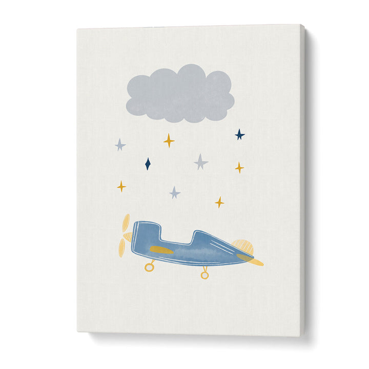 CLOUD AIRPLANE , KIDS ROOM PAINTINGS