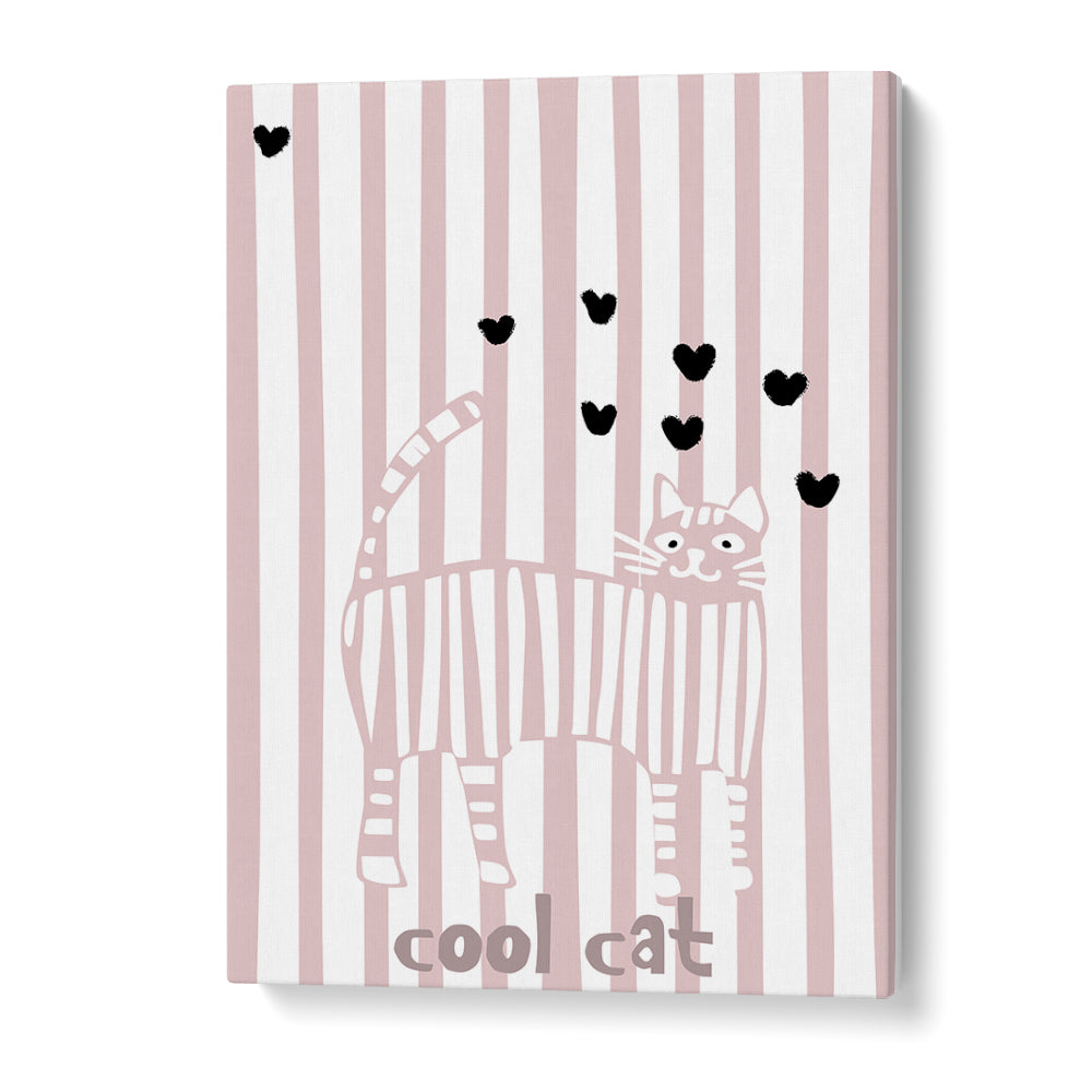 COOL CAT WITH HEARTS