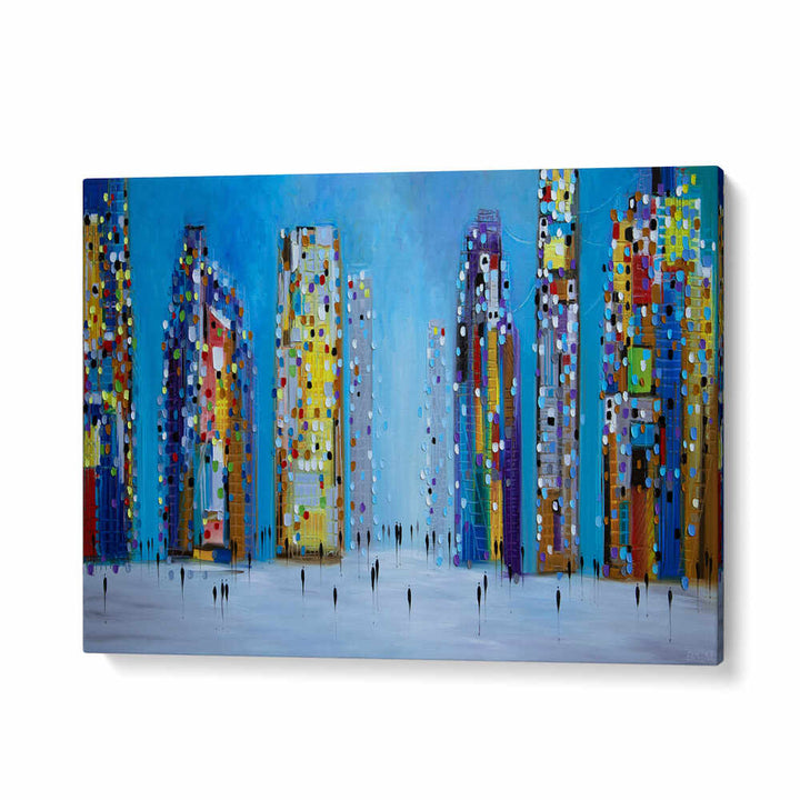 COSMOPOLITAN LIFE , MODERN IMPRESSIONISM PAINTINGS