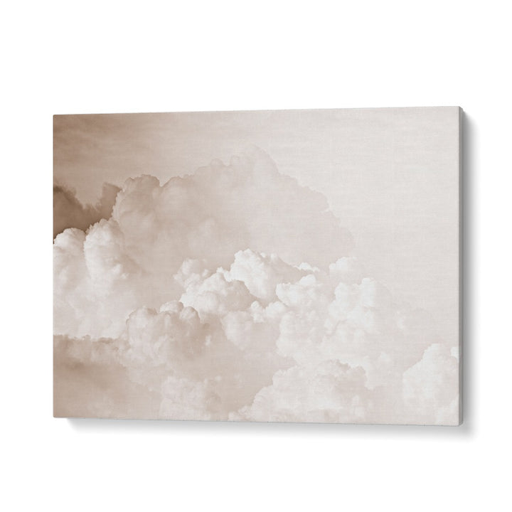 Transform your space with COTTON CANDY CLOUDS BEIGE, ABSTRACT PAINTINGS featuring soft, dreamy brush strokes.