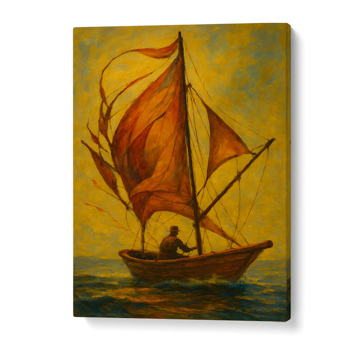 CRIMSON SAIL AT DAWN