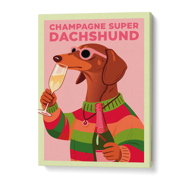 DACHSHUND CHAMPAGNE PARTY