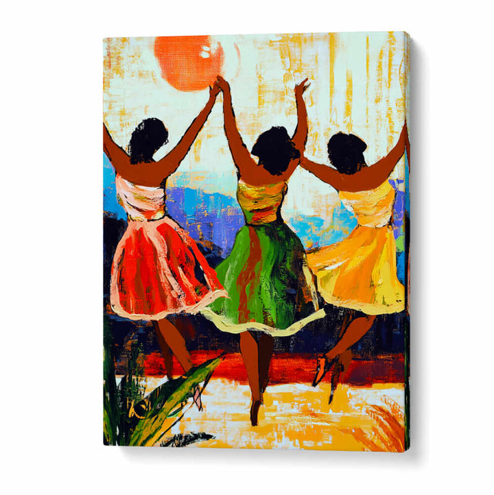 DANCING WOMEN , PORTRAITS & FIGURATIVE ILLUSTRATIONS