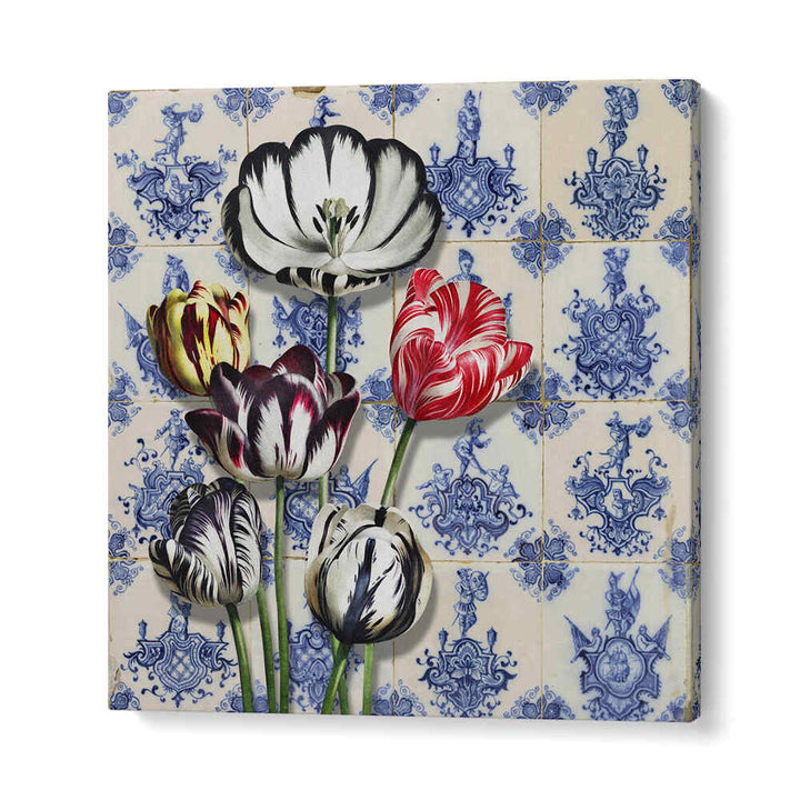 DUTCH TULIPS ON TILES