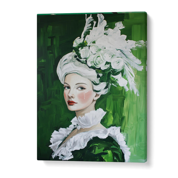 EMERALD ELEGANCE , PORTRAITS & FIGURATIVE ILLUSTRATIONS
