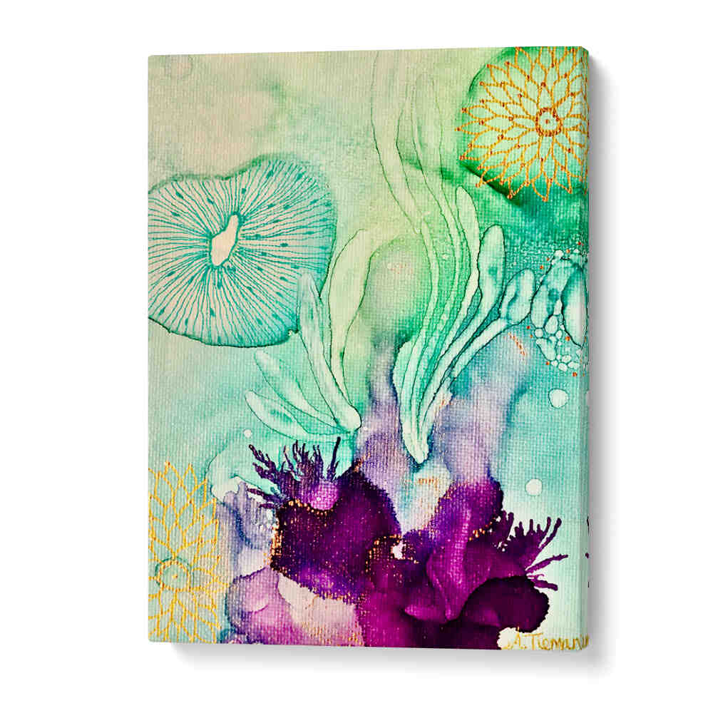 Vibrant EMERALD WATERS, BEACH PAINTINGS showcasing serene coastal life for a perfect beachside ambiance.