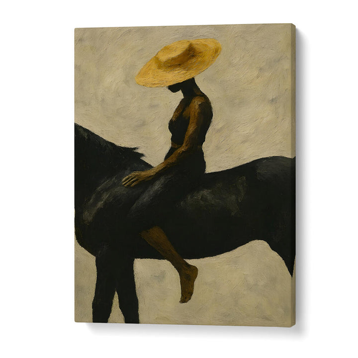 EQUESTRIAN REVERIE , EXPRESSIONISM PAINTINGS