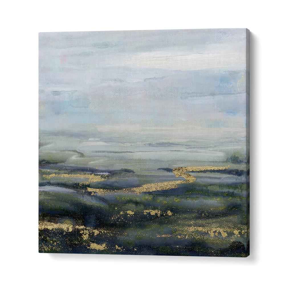 Serene landscape with soft hues in FINDING PEACE, ABSTRACT PAINTINGS for meditation and relaxation.