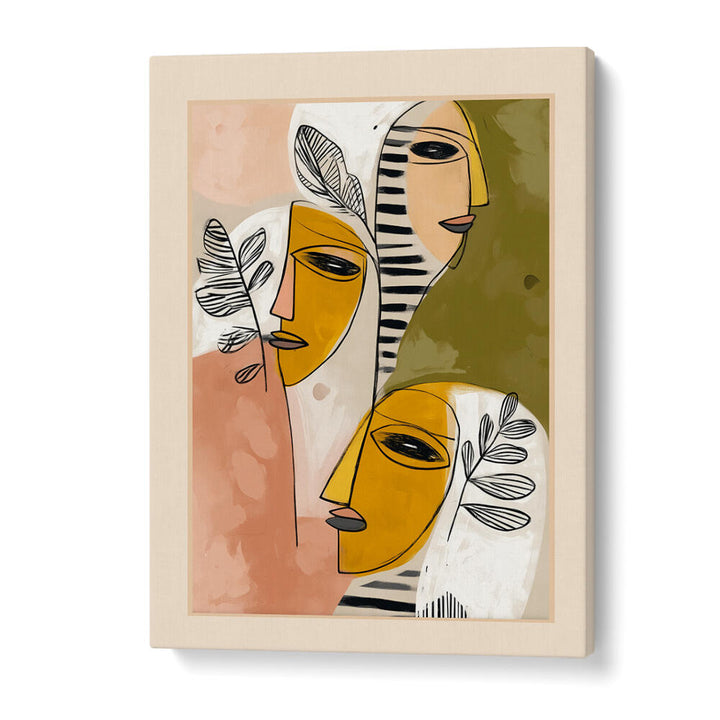 FACES OF THE GARDEN , ABSTRACT PAINTINGS