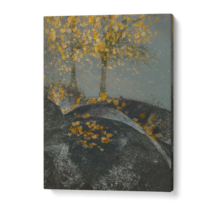 FALLING LEAVES , FLORAL FLOWER PAINTINGS