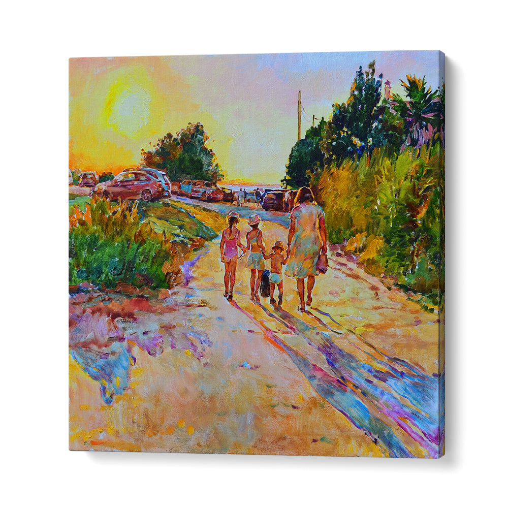 FAMILY SUNSET BEACH WALK