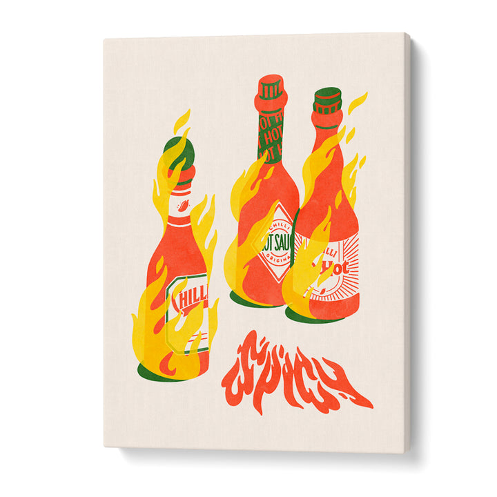 FIERY HOT SAUCE BOTTLES