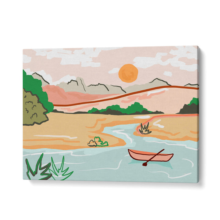 FLOATING THROUGH LIFE LIKE THIS , LANDSCAPE PAINTINGS