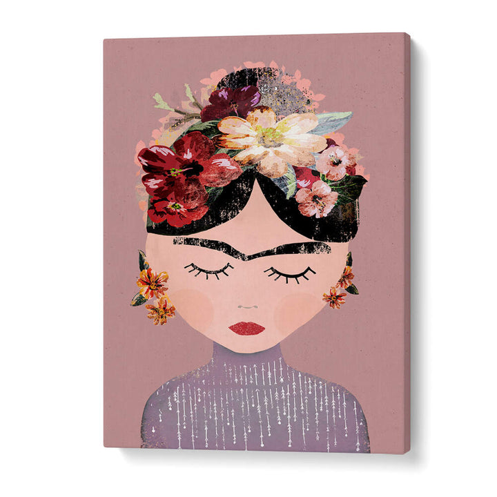 FLORAL SERENITY , PORTRAITS & FIGURATIVE ILLUSTRATIONS