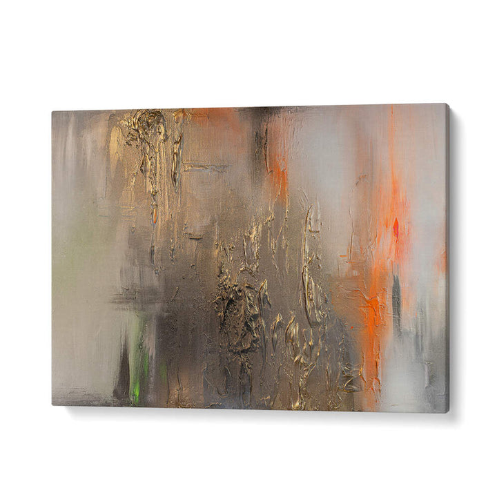 GOLD DESCENT , ABSTRACT PAINTINGS