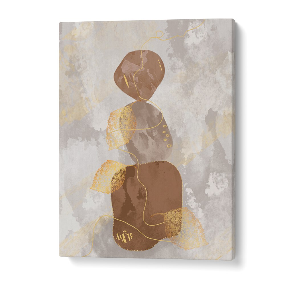 GOLDEN ACCENTS, ABSTRACT PAINTINGS feature elegant designs that enhance any home décor with sophistication.