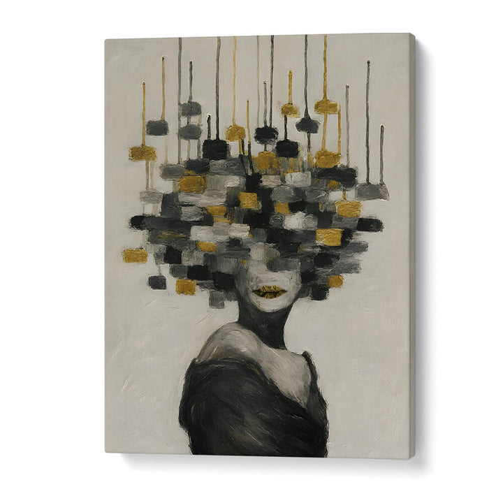 GOLDEN SILENCE , EXPRESSIONISM PAINTINGS