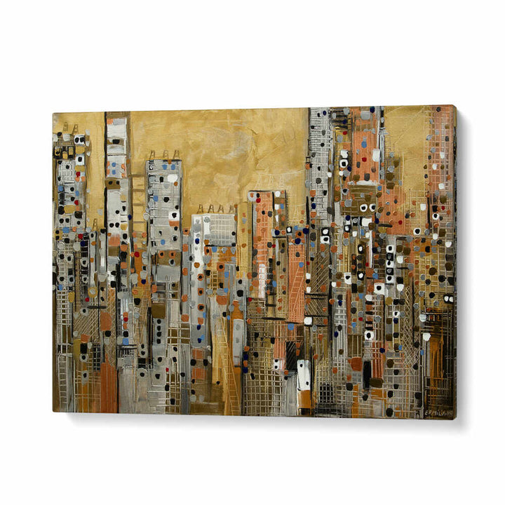 GOLDEN SKY , MODERN IMPRESSIONISM PAINTINGS