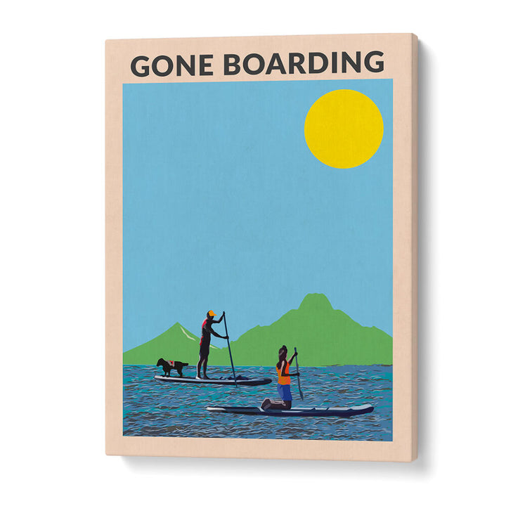 GONE BOARDING , BEACH PAINTINGS