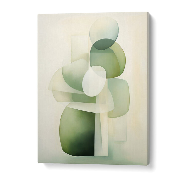 GREEN BEIGE GEO I , ORGANIC FORMS