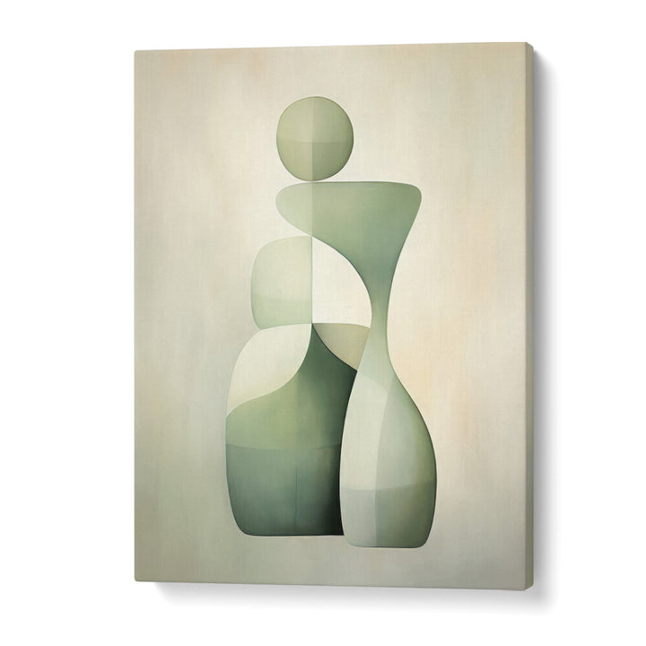GREEN BEIGE GEO VI , ORGANIC FORMS