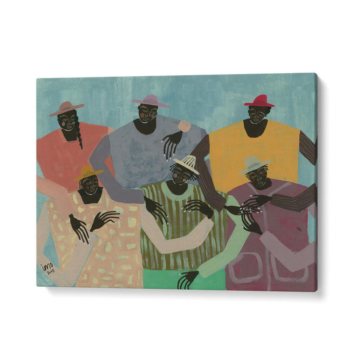 GROUP CHAT, PORTRAITS & FIGURATIVE ILLUSTRATIONS