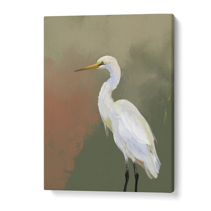 HANDPAINTED HERON OIL PAINTING