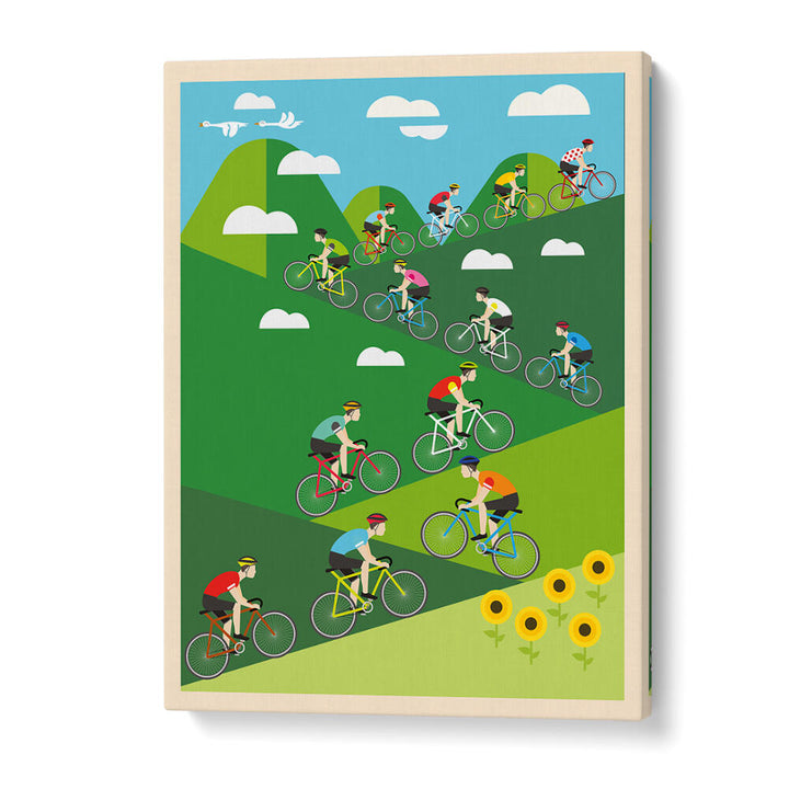 HILL CLIMB CYCLING , SPORTS POSTERS
