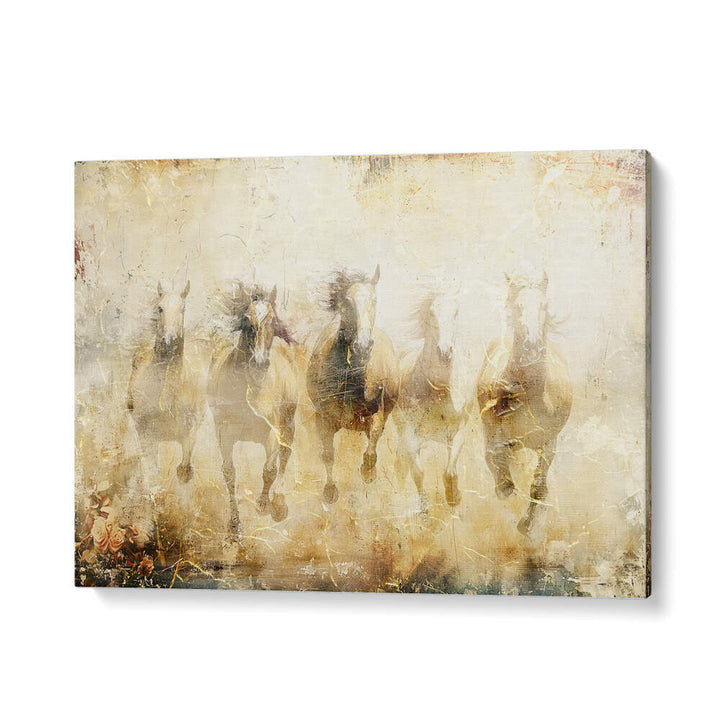 HORSE ANIMAL ART ILLUSTRATION , ANIMAL PAINTINGS