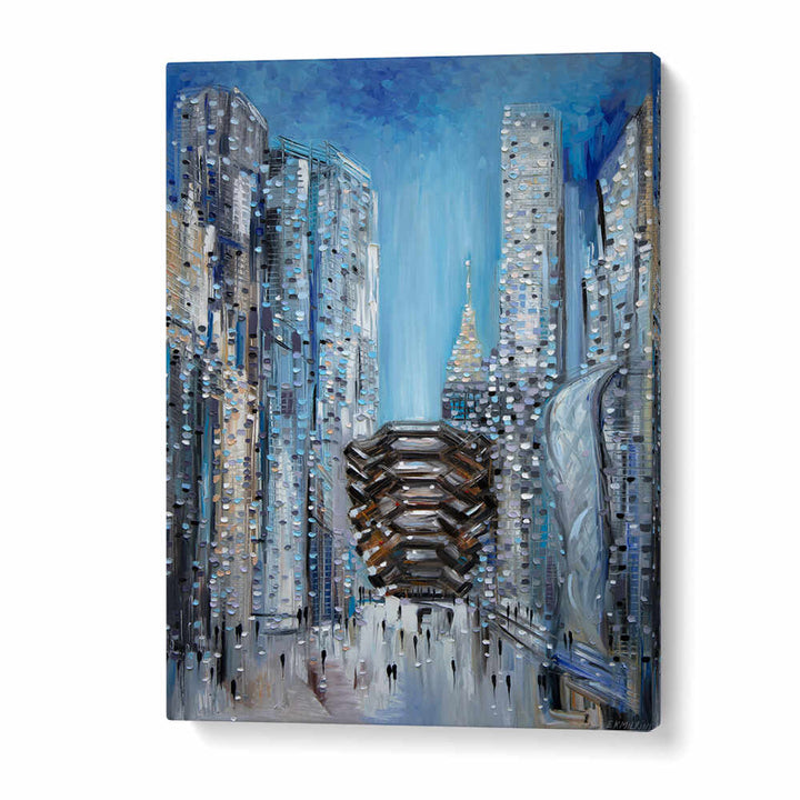 HUDSON YARDS , MODERN IMPRESSIONISM PAINTINGS