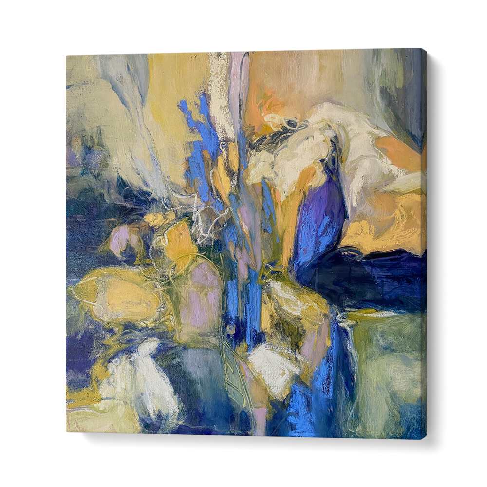 Vibrant IRISES, ABSTRACT PAINTINGS add elegance to your home décor, perfect for modern interior design.
