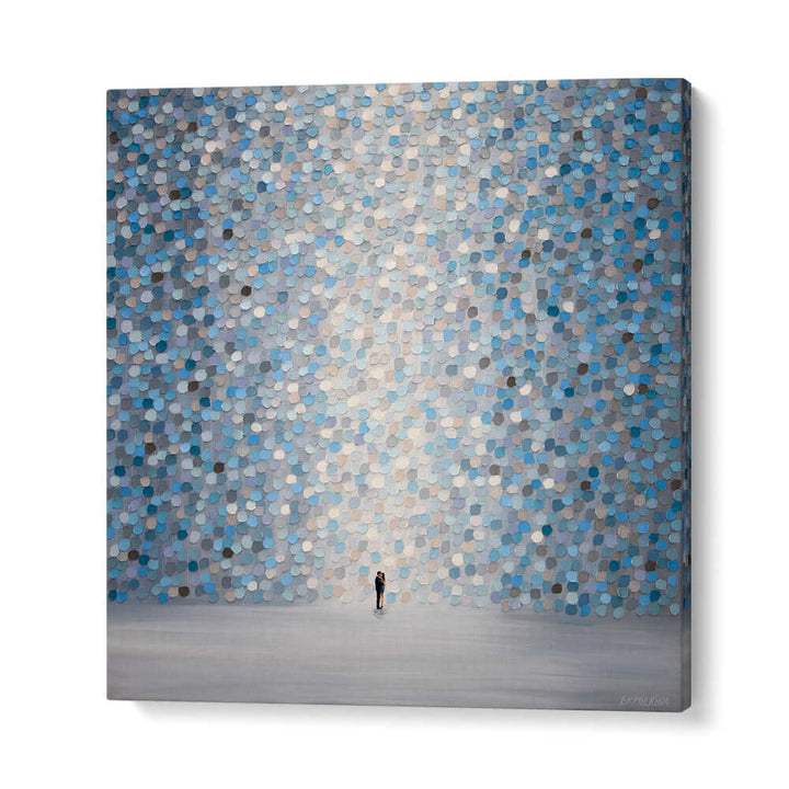 KISS IN THE MOONLIGHT , MODERN IMPRESSIONISM PAINTINGS