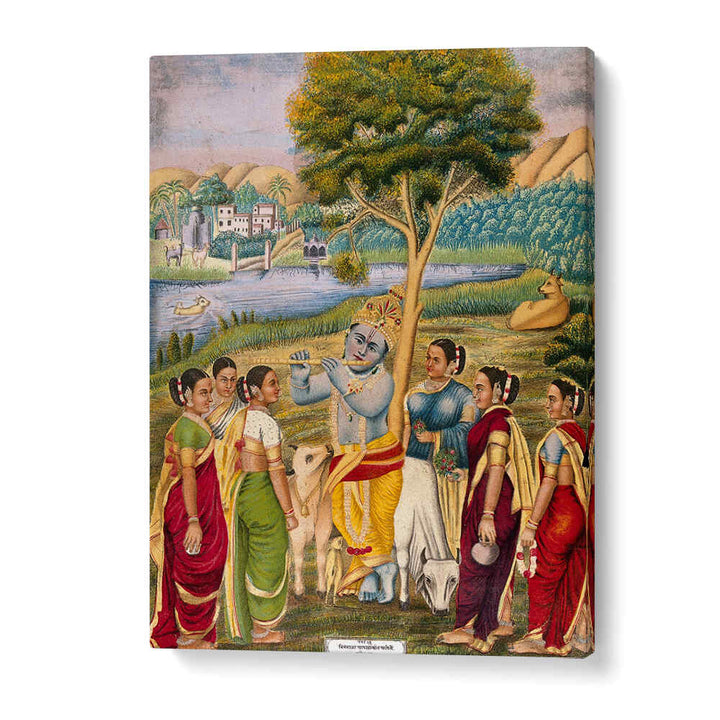 KRISHNA PLAYING THE FLUTE