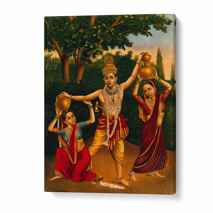 KRISHNA SPILLING THE MILK