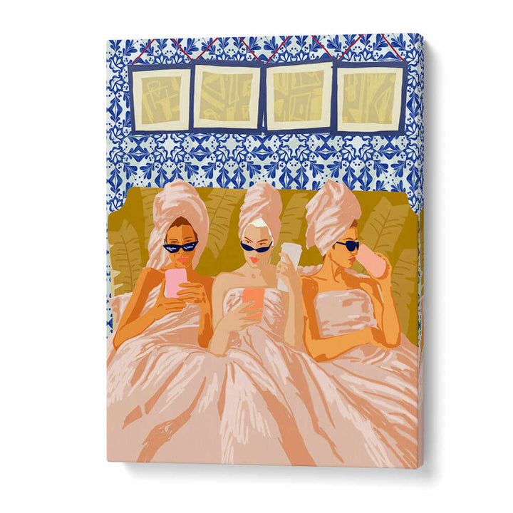 LADIES-ONLY CLUB , PORTRAITS & FIGURATIVE ILLUSTRATIONS