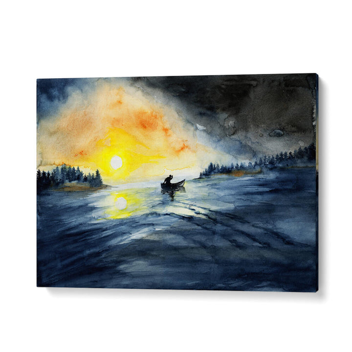 LAKE WASWANAPI , LANDSCAPE PAINTINGS