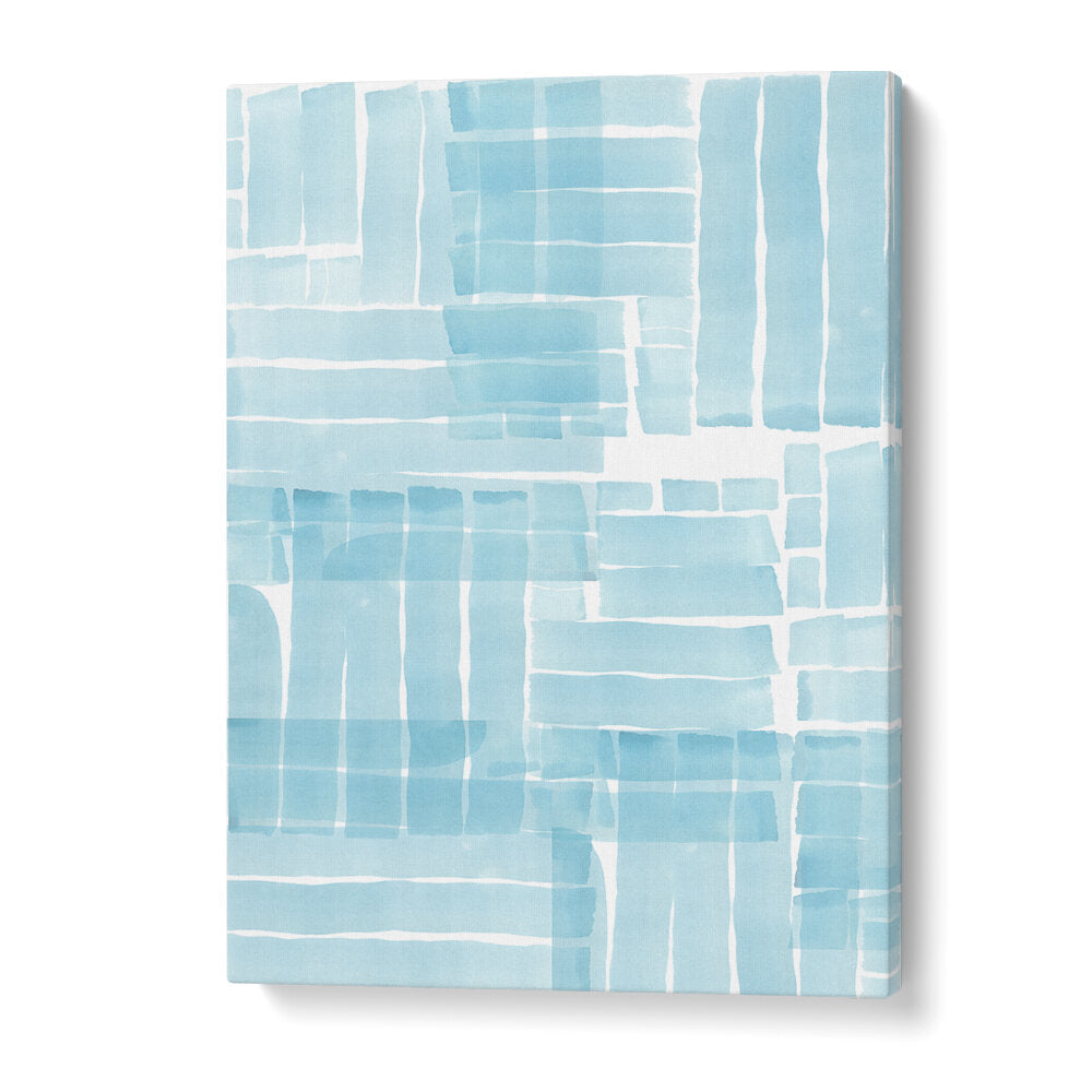 Stunning BLUE WATERCOLOUR WASH III, ABSTRACT PAINTINGS featuring soft gradients and vibrant hues for a modern touch.